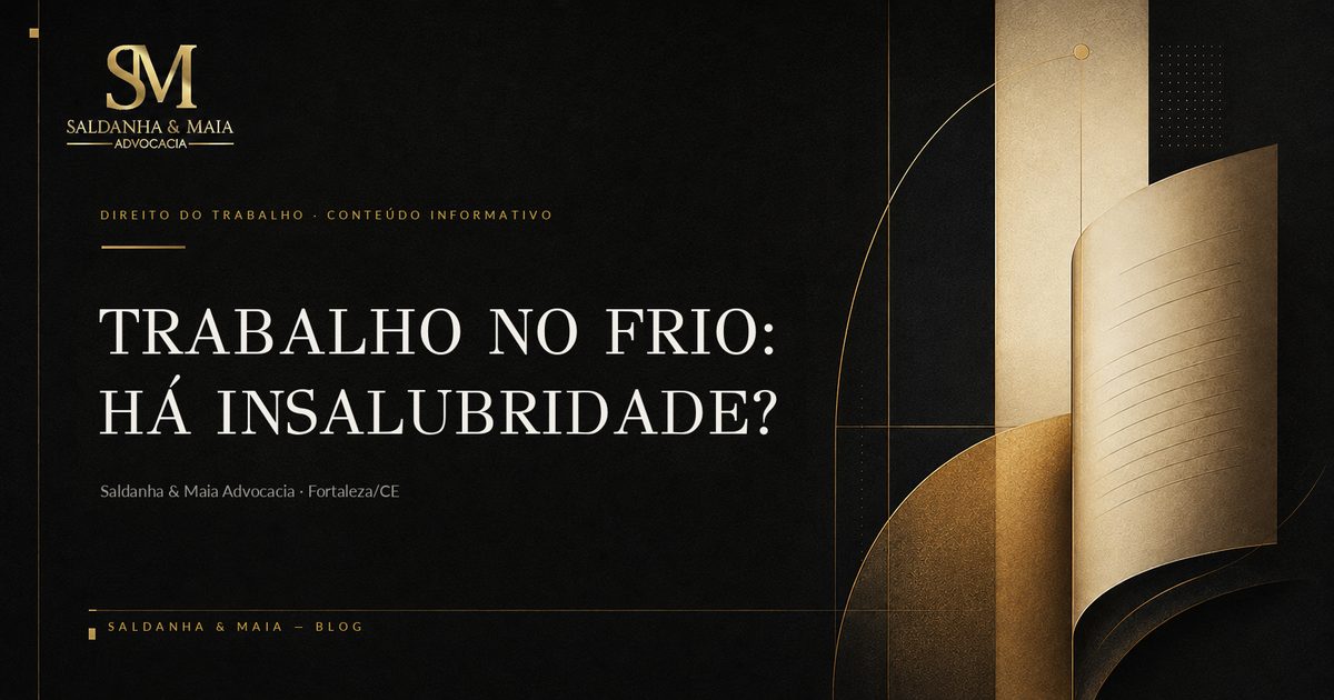 Imagem de capa: Trabalhador exposto ao frio: há insalubridade?