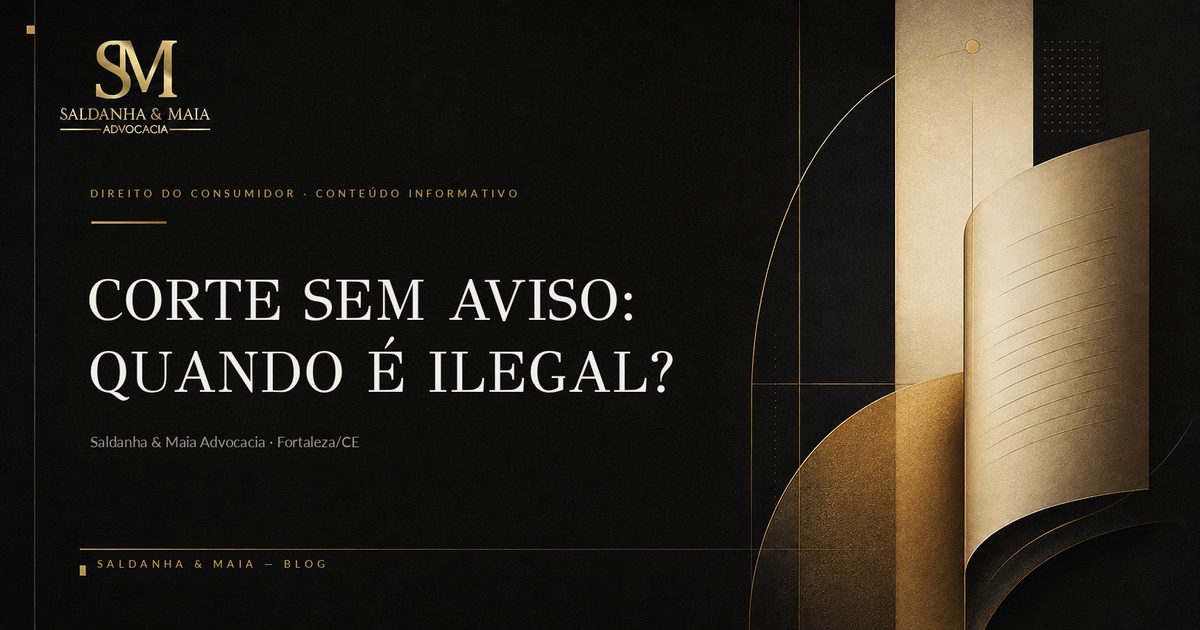 Imagem de capa: Corte de água ou energia: quando é ilegal?