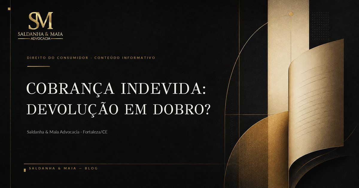 Imagem de capa: Cobrança indevida: quando há devolução em dobro?