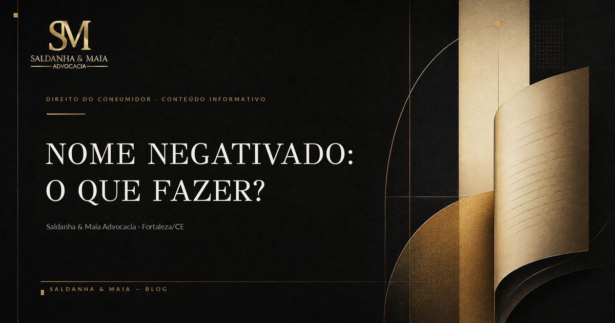 Imagem de capa: Nome negativado indevidamente: o que fazer?